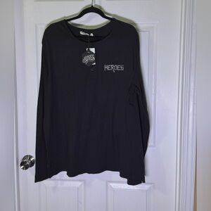 Black Long Sleeve Men's Tee